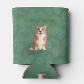 Rafraîchisseur Pour Canette amour du corgi (Dos)