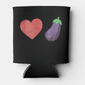 Rafraîchisseur Pour Canette Amour Eggplant Funny Gay Pride LGBTQ (Devant)