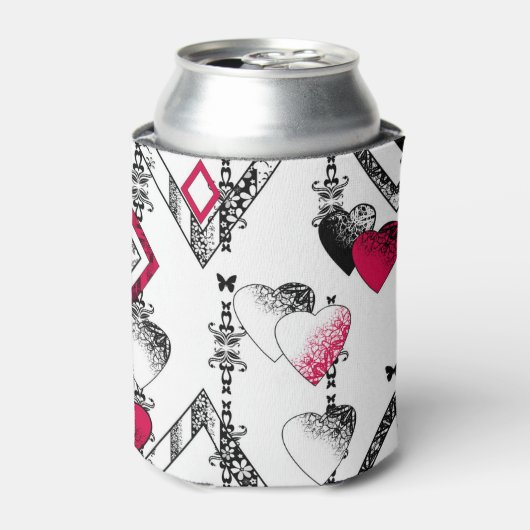 Rafraîchisseur Pour Canette Amour, résille, patchwork (Can devant)