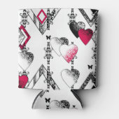 Rafraîchisseur Pour Canette Amour, résille, patchwork (Devant)