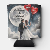 Rafraîchisseur Pour Canette Amour romantique sur Cloud Neuf Mariage Fairytale (Dos)