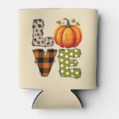 Rafraîchisseur Pour Canette AMOUR - saison Citrouille et automne (Devant)