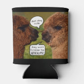 Rafraîchisseur Pour Canette Amusant Alpaca Alpacalypse schéma (Dos)