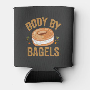 Rafraîchisseur Pour Canette Amusant amateur de bagel juif Humour culinaire Han