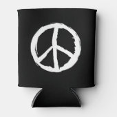 Rafraîchisseur Pour Canette amusant art PEACE SIGNE | (Devant)