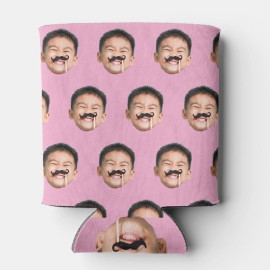 Rafraîchisseur Pour Canette Amusant CusTom Face Anniversaire Faveurs Bachelor (Dos)