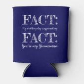 Rafraîchisseur Pour Canette Amusant et élégant fait Groomsman Proposition Mari (Devant)