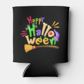 Rafraîchisseur Pour Canette Amusant halloween heureux (Devant)