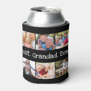 Rafraîchisseur Pour Canette Amusant Meilleur Grand-Père Ever 6 Photo Collage