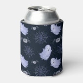 Rafraîchisseur Pour Canette Amusant Motif d'Halloween Spider Fantôme. (Can devant)