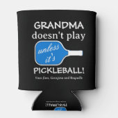 Rafraîchisseur Pour Canette Amusant Pickleball Humour Amusant Grandma mignonne (Dos)