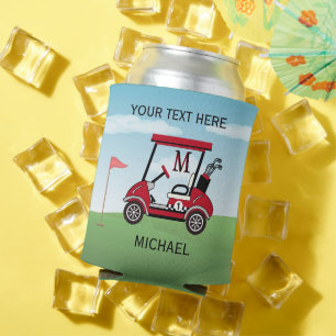 Rafraîchisseur Pour Canette Amusant unique Golf personnalisé Panier Nom du mon