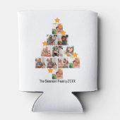 Rafraîchisseur Pour Canette Amusement personnalisé Famille Noël 11 Photo Colla (Dos)