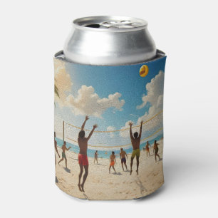 Rafraîchisseur Pour Canette Amusez-Vous Dans La Peinture À L'Huile De Volley-B