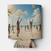 Rafraîchisseur Pour Canette Amusez-Vous Dans La Peinture À L'Huile De Volley-B (Dos)