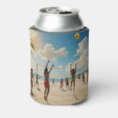 Rafraîchisseur Pour Canette Amusez-Vous Dans La Peinture À L'Huile De Volley-B (Can Dos)