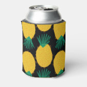 Rafraîchisseur Pour Canette Ananas abstrait : motif d'été tropical. (Can Dos)