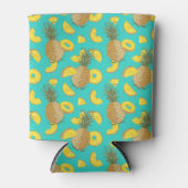 Rafraîchisseur Pour Canette Ananas En Couleur Turquoise (Devant)