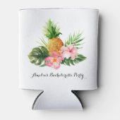 Rafraîchisseur Pour Canette Ananas et Hibiscus Summer Bachelorette Party (Devant)