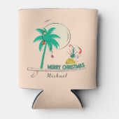 Rafraîchisseur Pour Canette Ananas tropical Joyeux Noël (Devant)