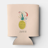 Rafraîchisseur Pour Canette Ananas tropical Joyeux Noël (Dos)