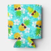 Rafraîchisseur Pour Canette Ananas tropicaux en été amusant (Dos)