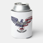 Rafraîchisseur Pour Canette Ancien Aigle Américain "Fier D'Avoir Servi" (Can Dos)