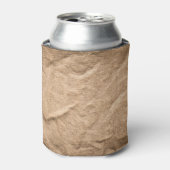 Rafraîchisseur Pour Canette Ancien tissu brun : arrière - plan texturé. (Can devant)