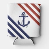 Rafraîchisseur Pour Canette Ancrage/corde bleu marine marine marine, bande rou (Devant)