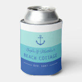 Rafraîchisseur Pour Canette Ancre Bleue Plage Accueil Gratuit (Can devant)