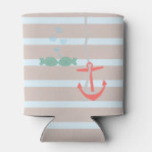 Rafraîchisseur Pour Canette Ancre Love Beachy personnalisée (Dos)