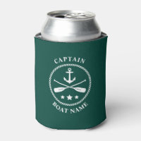 Ancre nautique Oars Capitaine Votre nom de bateau