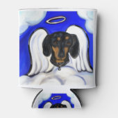 Rafraîchisseur Pour Canette Ange de Dachshund (Devant)