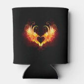 Rafraîchisseur Pour Canette Angel Fire Heart with Wings (Dos)