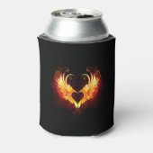 Rafraîchisseur Pour Canette Angel Fire Heart with Wings (Can Dos)