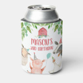 Rafraîchisseur Pour Canette Animaux de ferme Barnyard Boy Farmhouse Red Cow Pi (Can Dos)