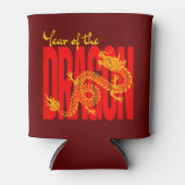 Rafraîchisseur Pour Canette Année de l'or rouge Dragon (Devant)