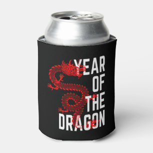 Rafraîchisseur Pour Canette Année du Dragon rouge blanc