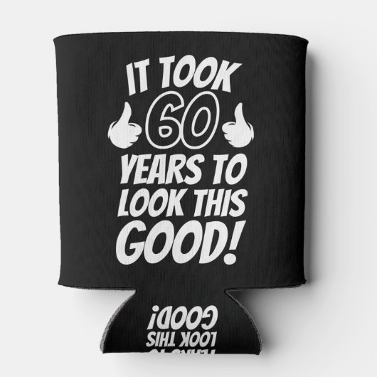 Rafraîchisseur Pour Canette Anniversaire 60 ans (Dos)