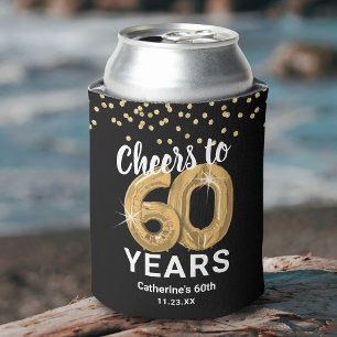 Rafraîchisseur Pour Canette Anniversaire adulte encourage à 60 ans