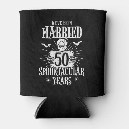 Rafraîchisseur Pour Canette Anniversaire du 50e Mariage de Spooktacular d'Hall (Devant)