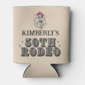 Rafraîchisseur Pour Canette Anniversaire du 50e Rodéo de l'Ouest (Devant)