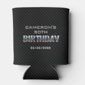 Rafraîchisseur Pour Canette Anniversaire du garçon masculin (Dos)