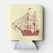 Rafraîchisseur Pour Canette Anniversaire Pirate Thématique (Dos)