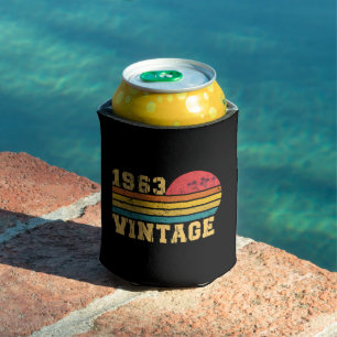 Rafraîchisseur Pour Canette Anniversaire Rétro Vintage Coucher de Soleil 1963
