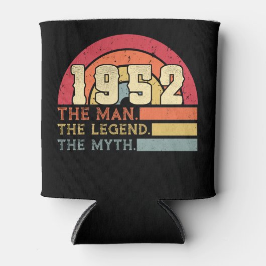 Rafraîchisseur Pour Canette Anniversaire vintage de 1952 (Devant)