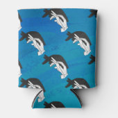 Rafraîchisseur Pour Canette Anteater en bleu (Devant)