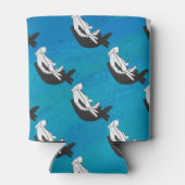 Rafraîchisseur Pour Canette Anteater en bleu (Dos)