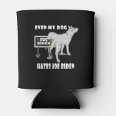 Rafraîchisseur Pour Canette Anti Joe Biden Mon Chien déteste Biden Humour poli (Dos)