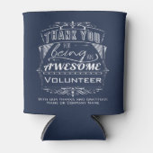 Rafraîchisseur Pour Canette Appréciation du Merci bénévole (Devant)